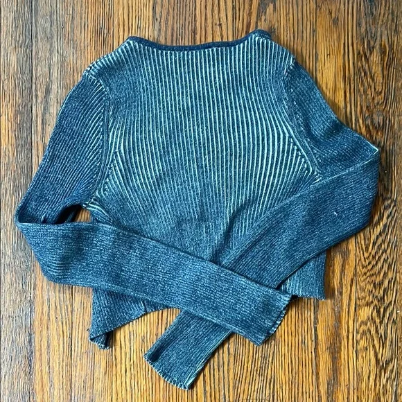 Paloma Wool Blue Ribbed Cardigan - Picture 7 of 7